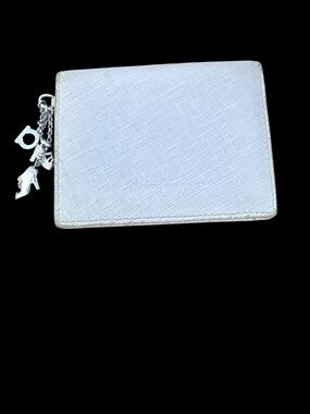 Salvatore Ferragamo Neutral Saffiano Card Holder